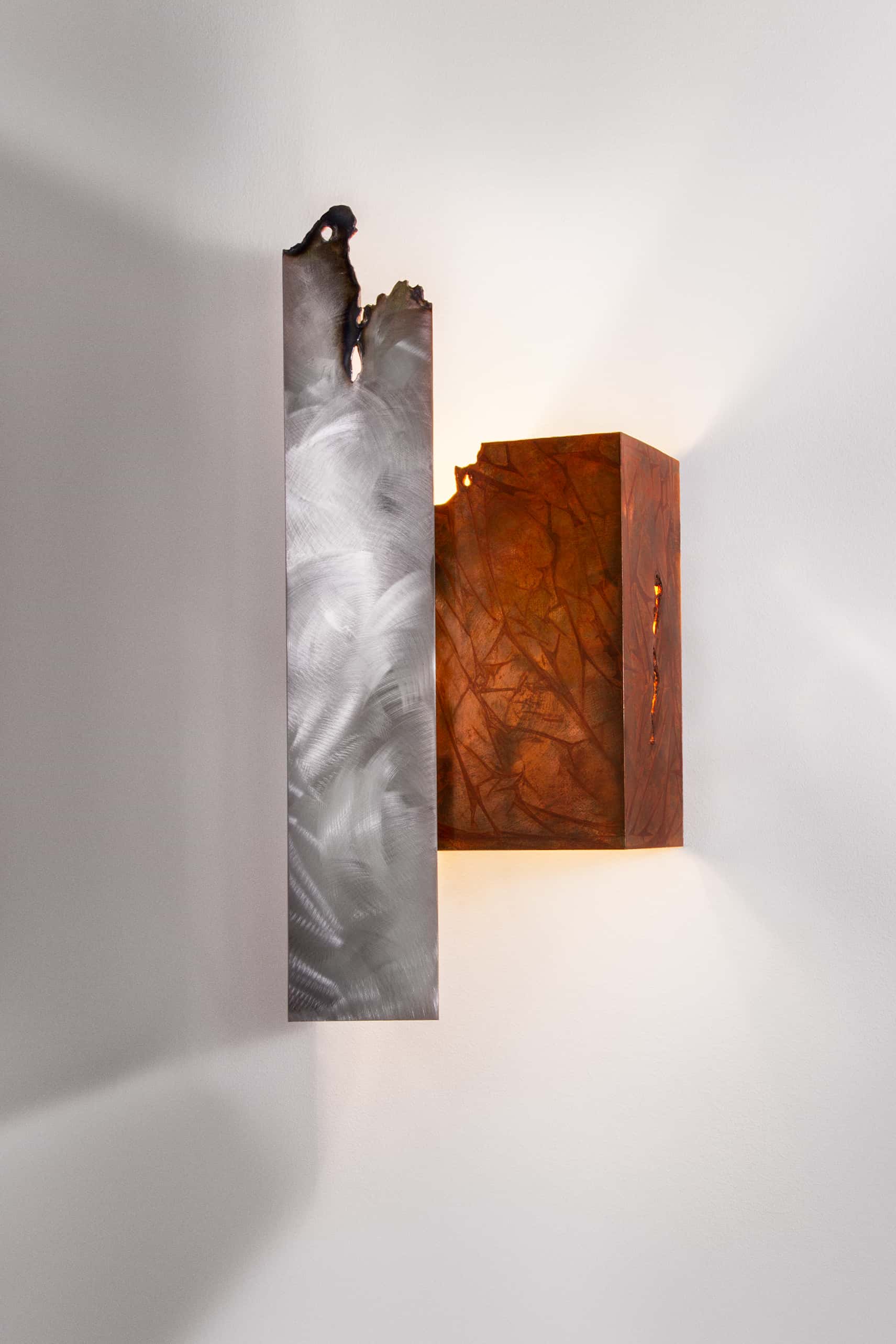 Rustic Sconce, Box Canyon Silver, Southwest Lighting, Mountain Contemporary Lighting